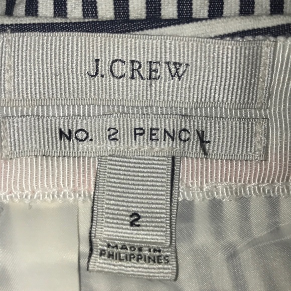 🧜🏼♀️J. CREW🧜🏼♀️NEON-PIPING SEERSUCKER SKIRT - Picture 6 of 6